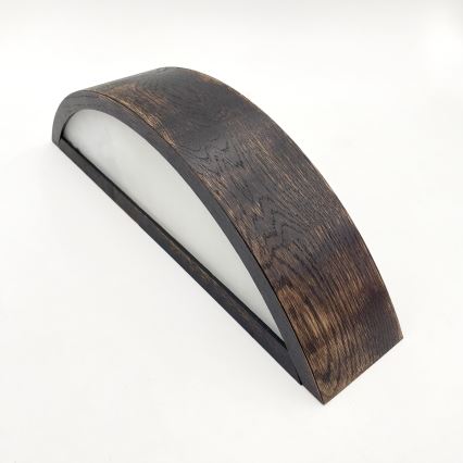 Brilagi - LED sieninis šviestuvas CARVALHO SMOKEY 1xE27/60W/230V ąžuolas