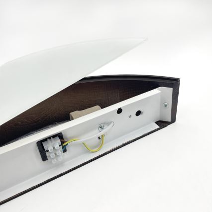 Brilagi - LED sieninis šviestuvas CARVALHO SMOKEY 1xE27/60W/230V ąžuolas