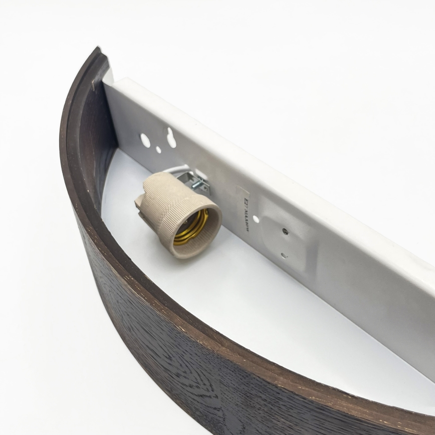 Brilagi - LED sieninis šviestuvas CARVALHO SMOKEY 1xE27/60W/230V ąžuolas