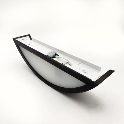 Brilagi - LED sieninis šviestuvas CARVALHO SMOKEY 1xE27/60W/230V ąžuolas