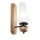 Brilagi - LED Sieninis šviestuvas COTTAGE 1xE14/40W/230V ąžuolas/balta