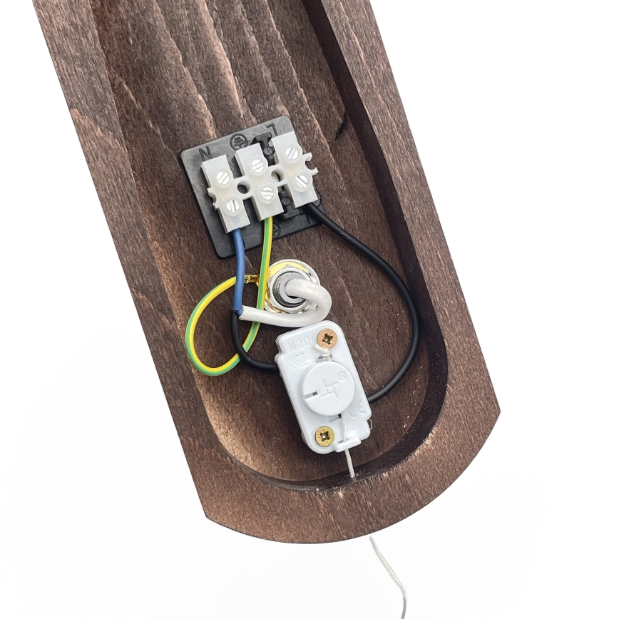Brilagi - LED Sieninis šviestuvas COTTAGE 1xE14/40W/230V bukas/balta