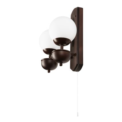 Brilagi - LED Sieninis šviestuvas COTTAGE 2xG9/40W/230V bukas/balta