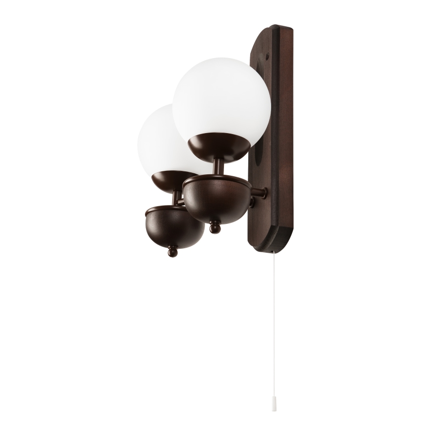 Brilagi - LED Sieninis šviestuvas COTTAGE 2xG9/40W/230V bukas/balta