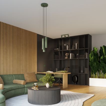 Brilagi - LED sieninis šviestuvas CRESTO 1xGU10/10W/230V 10 cm žalias