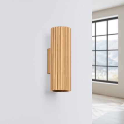 Brilagi - LED sieninis šviestuvas CRESTO 2x GU10/10W/230V 20 cm auksinis