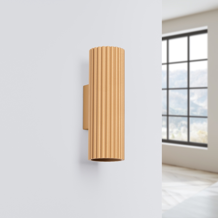 Brilagi - LED sieninis šviestuvas CRESTO 2x GU10/10W/230V 20 cm auksinis