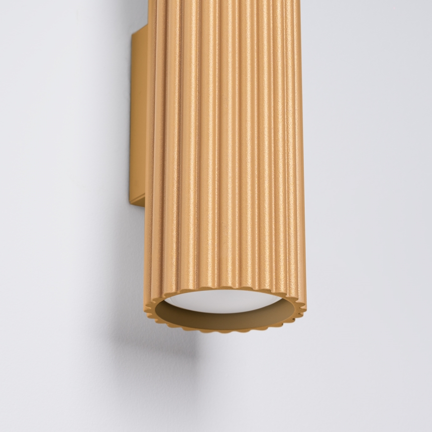 Brilagi - LED sieninis šviestuvas CRESTO 2x GU10/10W/230V 20 cm auksinis