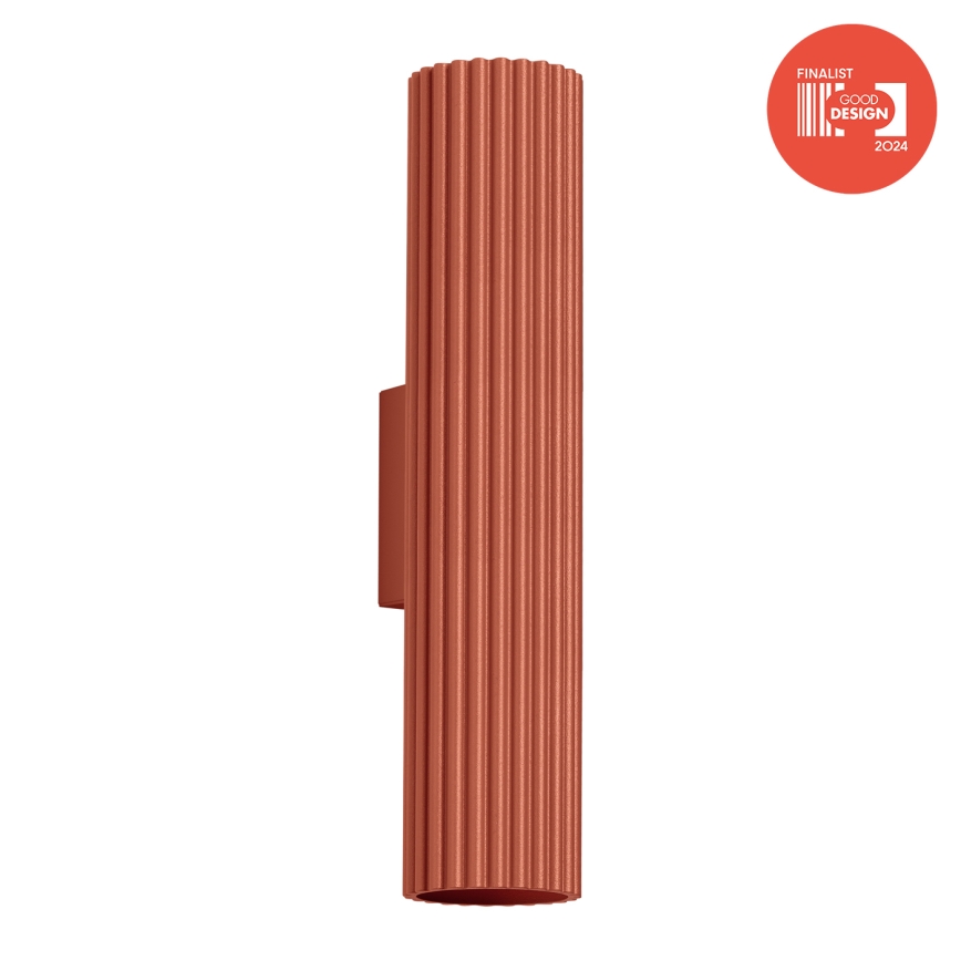 BRILAGI - LED Sieninis šviestuvas CRESTO 2xGU10/10W/230V 30 cm oranžinis