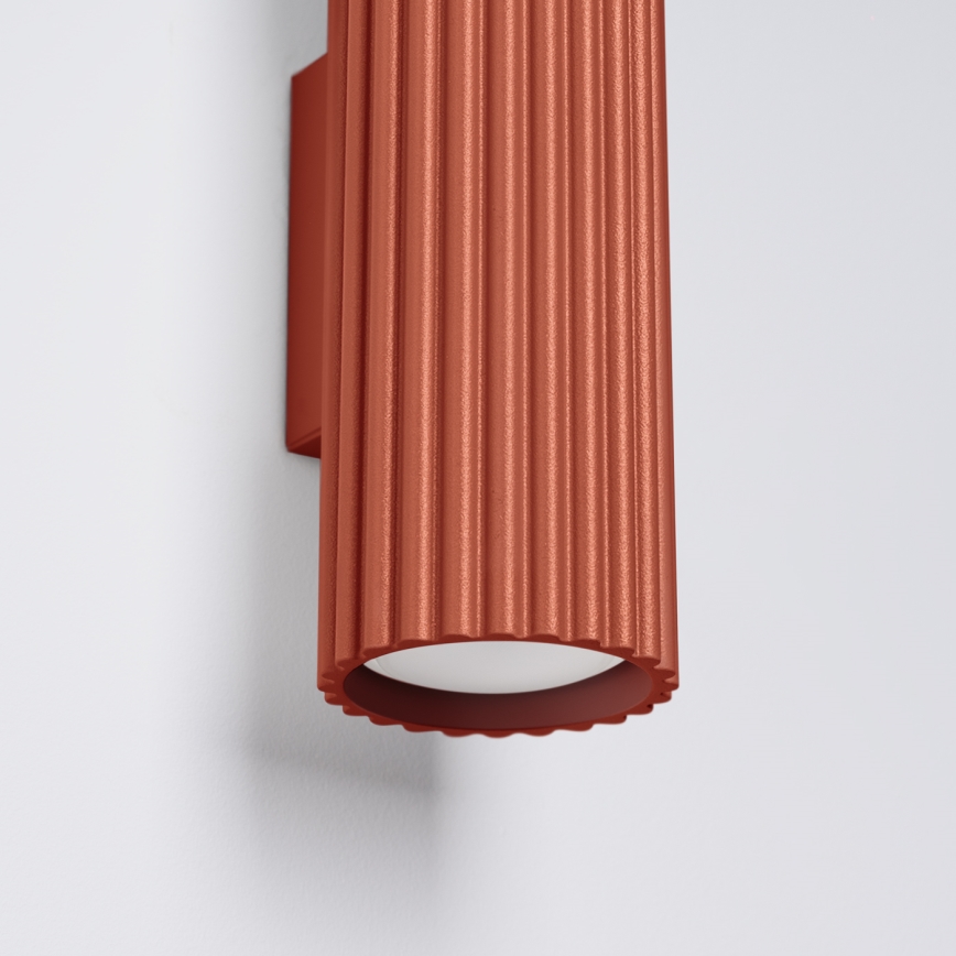 Brilagi - LED sieninis šviestuvas CRESTO 2xGU10/10W/230V 30 cm raudonas