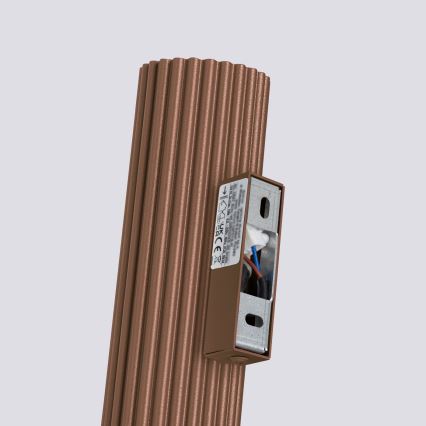 Brilagi - LED sieninis šviestuvas CRESTO 2xGU10/10W/230V 30 cm rudas