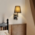 Brilagi - LED sieninis šviestuvas DEYA 1xE14/40W/230V + LED/3W juoda