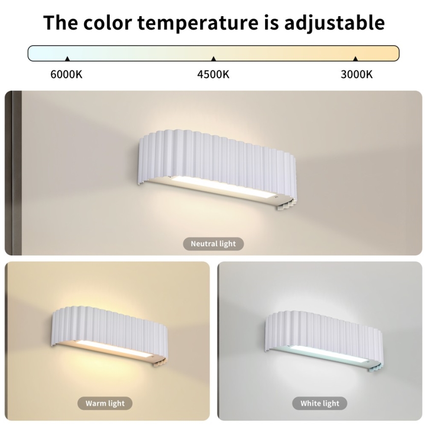 BRILAGI - LED sieninis šviestuvas FALCON MODERN LED/10W/230V 30 cm 3000/4500/6000K baltas