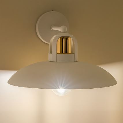 Brilagi - LED Sieninis šviestuvas FLAMENGO 1xE27/60W/230V balta