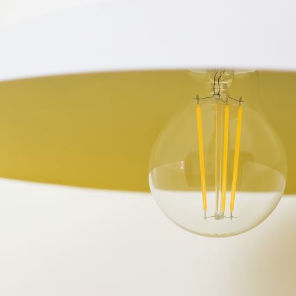 Brilagi - LED Sieninis šviestuvas FLAMENGO 1xE27/60W/230V balta