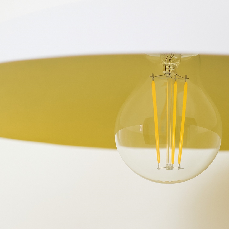 Brilagi - LED Sieninis šviestuvas FLAMENGO 1xE27/60W/230V balta