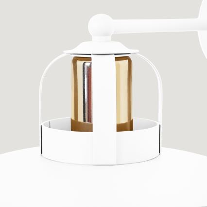 Brilagi - LED Sieninis šviestuvas FLAMENGO 1xE27/60W/230V balta