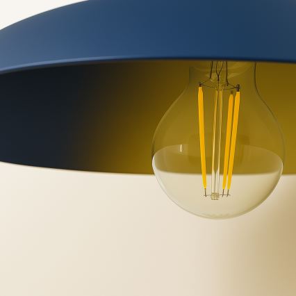 Brilagi - LED Sieninis šviestuvas FLAMENGO 1xE27/60W/230V mėlyna