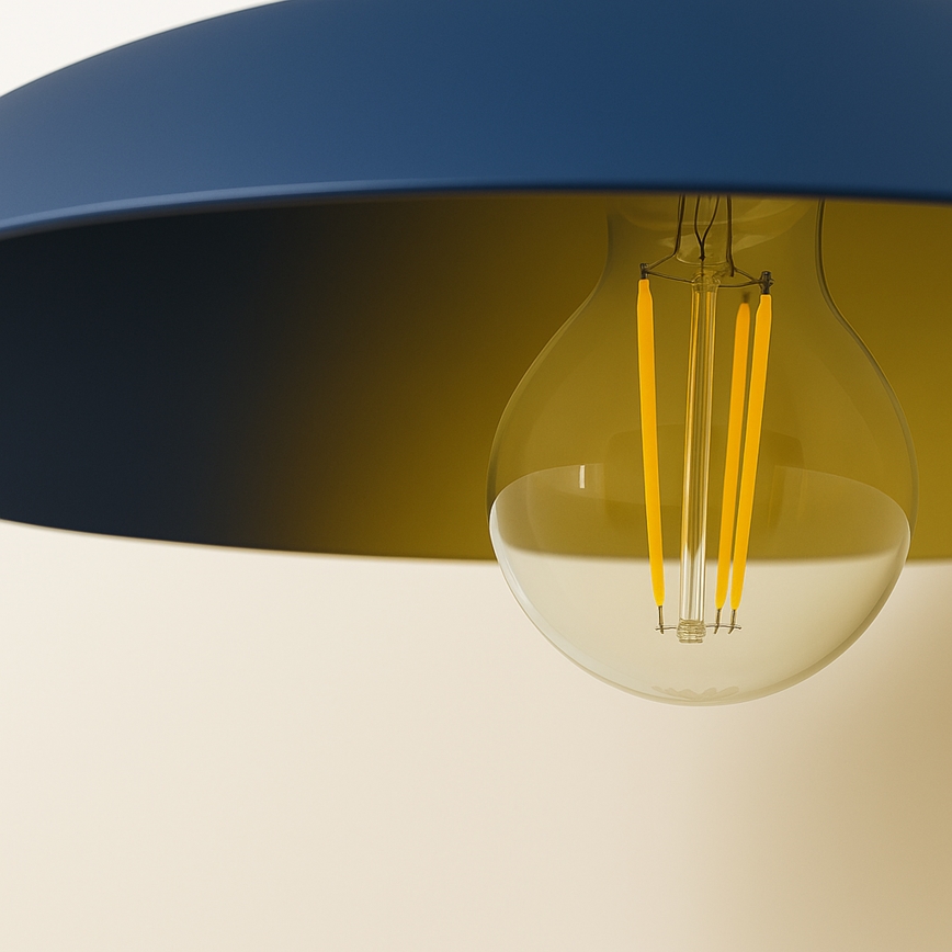 Brilagi - LED Sieninis šviestuvas FLAMENGO 1xE27/60W/230V mėlyna