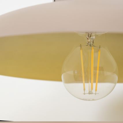 Brilagi - LED Sieninis šviestuvas FLAMENGO 1xE27/60W/230V smėlio spalva