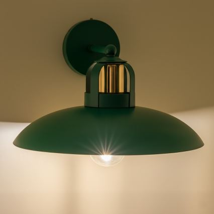 Brilagi - LED Sieninis šviestuvas FLAMENGO 1xE27/60W/230V žalia