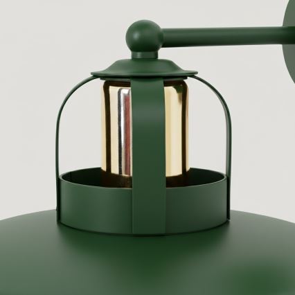 Brilagi - LED Sieninis šviestuvas FLAMENGO 1xE27/60W/230V žalia