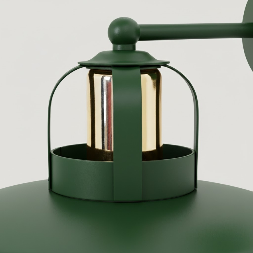 Brilagi - LED Sieninis šviestuvas FLAMENGO 1xE27/60W/230V žalia