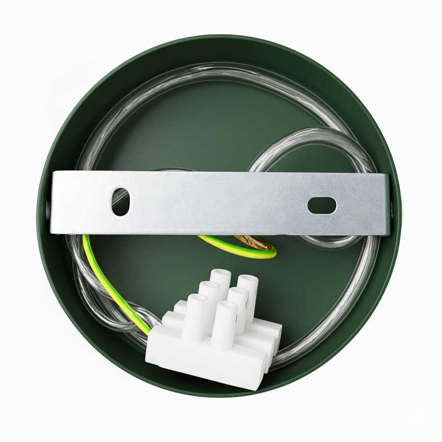 Brilagi - LED Sieninis šviestuvas FLAMENGO 1xE27/60W/230V žalia