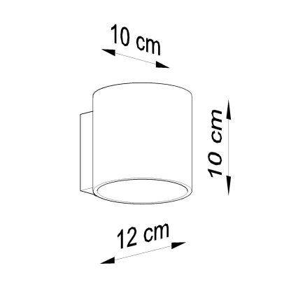 Brilagi -  LED sieninis akcentinis šviestuvas FRIDA 1xG9/3,5W/230V betonas