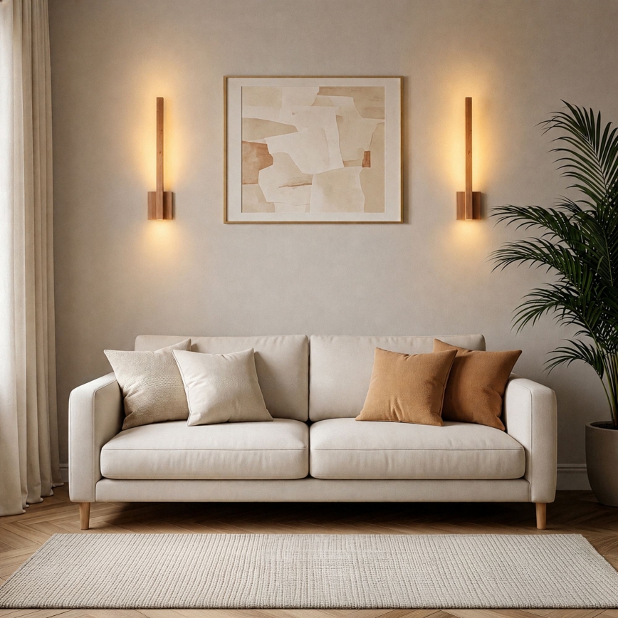 BRILAGI - LED sieninis šviestuvas GARDALINE LED/90W/230V 60 cm ąžuolas