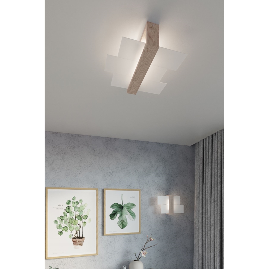 Brilagi -  LED sieninis šviestuvas HERA 1xE27/7,5W/230V medis