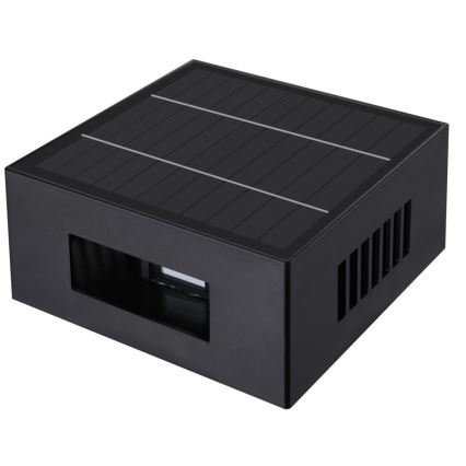 Brilagi - LED sieninis šviestuvas, įkraunamas saulės energija BLOCK LED/2W/3,7V IP44