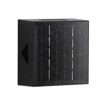 Brilagi - LED sieninis šviestuvas, įkraunamas saulės energija BLOCK LED/2W/3,7V IP44