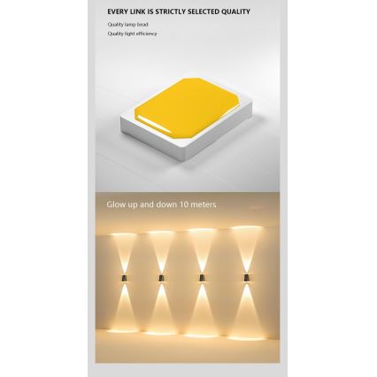 Brilagi - LED sieninis šviestuvas, įkraunamas saulės energija PYRAMID LED/2W/3,2V 1300 mAh IP54