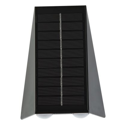 Brilagi - LED sieninis šviestuvas, įkraunamas saulės energija PYRAMID LED/2W/3,2V 1300 mAh IP54