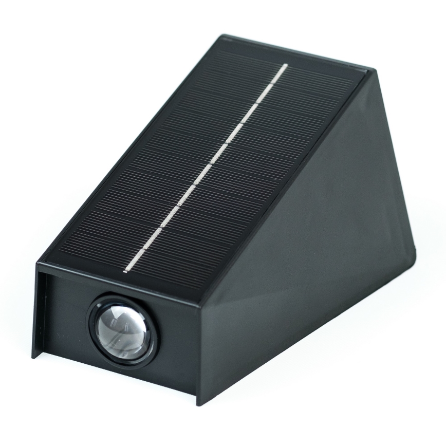 Brilagi - LED sieninis šviestuvas, įkraunamas saulės energija PYRAMID LED/2W/3,2V 1300 mAh IP54