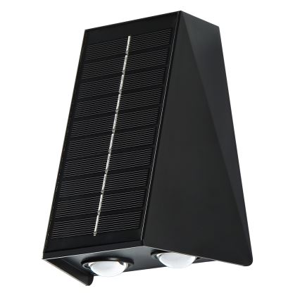 Brilagi - LED sieninis šviestuvas, įkraunamas saulės energija PYRAMID LED/2W/3,2V 1300 mAh IP54