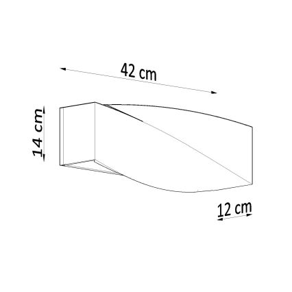 Brilagi -  LED sieninis šviestuvas KERRY 1xE27/7,5W/230V keramika/balta