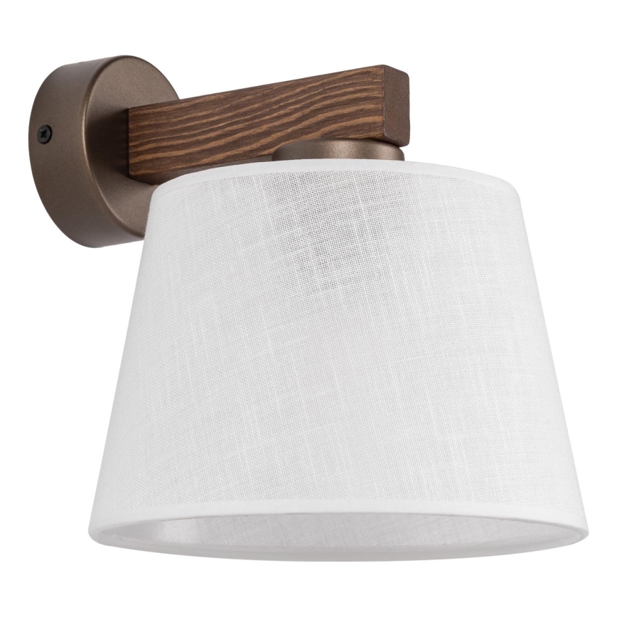 BRILAGI - LED sieninis šviestuvas LATTE 1xE27/15W/230V pušis/balta