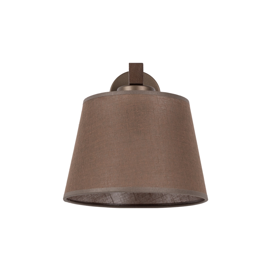 BRILAGI - LED Sieninis šviestuvas LATTE 1xE27/15W/230V pušis/ruda