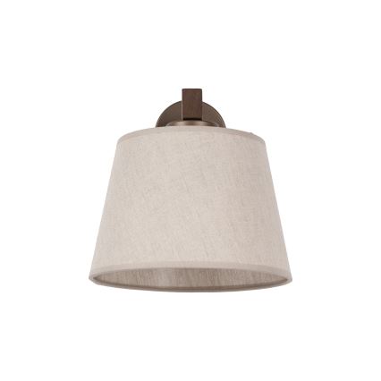BRILAGI - LED sieninis šviestuvas LATTE 1xE27/15W/230V pušis/smėlio spalvos