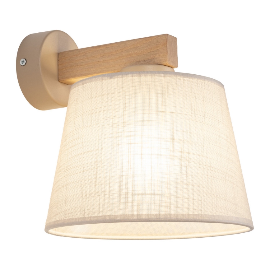 BRILAGI - LED sieninis šviestuvas LATTE SABIA 1xE27/15W/230V pušinis/smėlinė