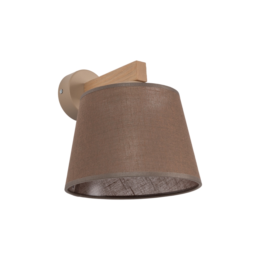 BRILAGI - LED sieninis šviestuvas LATTE SABIA 1xE27/15W/230V pušis/ruda