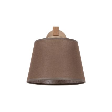 BRILAGI - LED sieninis šviestuvas LATTE SABIA 1xE27/15W/230V pušis/ruda