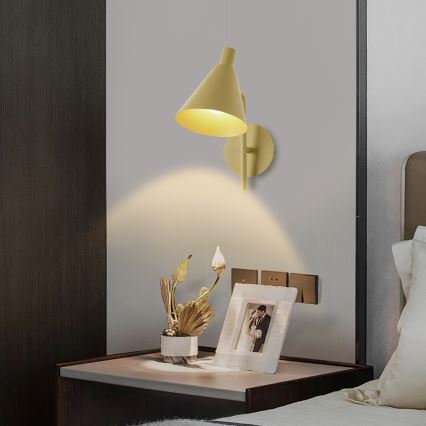 Brilagi - LED sieninis šviestuvas LUCERA LED/3W/230V geltona