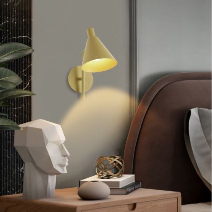 Brilagi - LED sieninis šviestuvas LUCERA LED/3W/230V geltona