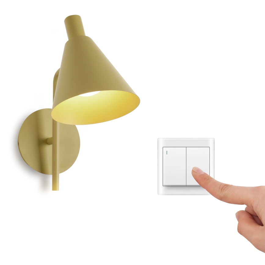 Brilagi - LED sieninis šviestuvas LUCERA LED/3W/230V geltona
