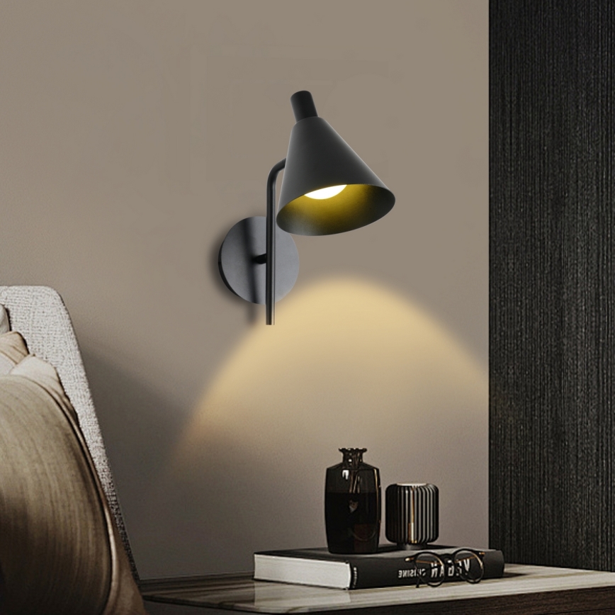 Brilagi - LED sieninis šviestuvas LUCERA LED/3W/230V juoda