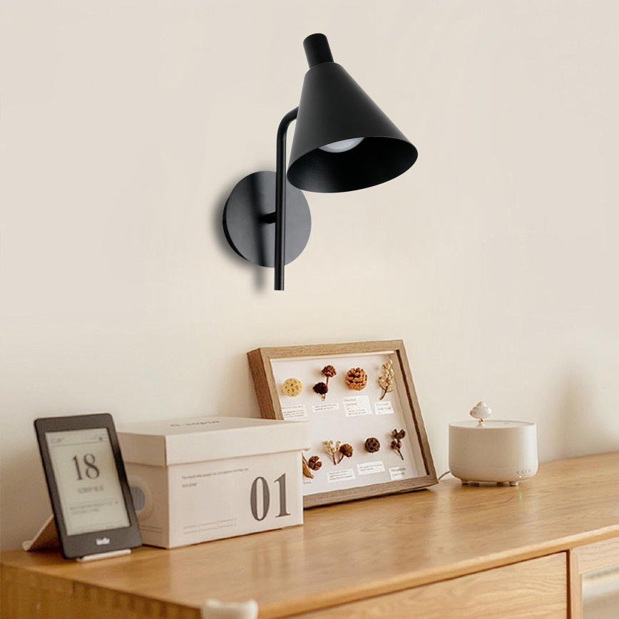 Brilagi - LED sieninis šviestuvas LUCERA LED/3W/230V juoda