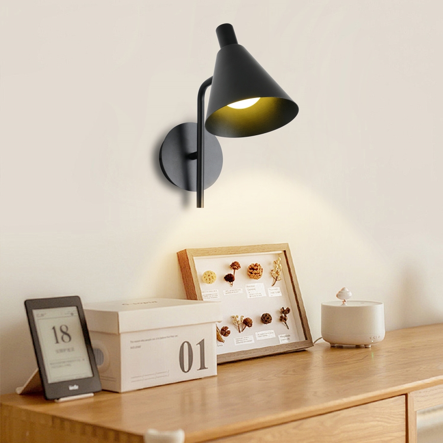 Brilagi - LED sieninis šviestuvas LUCERA LED/3W/230V juoda